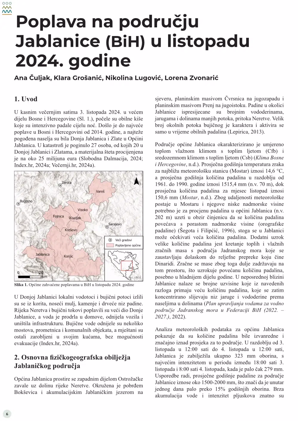 Prvi članak časopisa Meridijan 16° E Prvi članak časopisa Meridijan 16° E